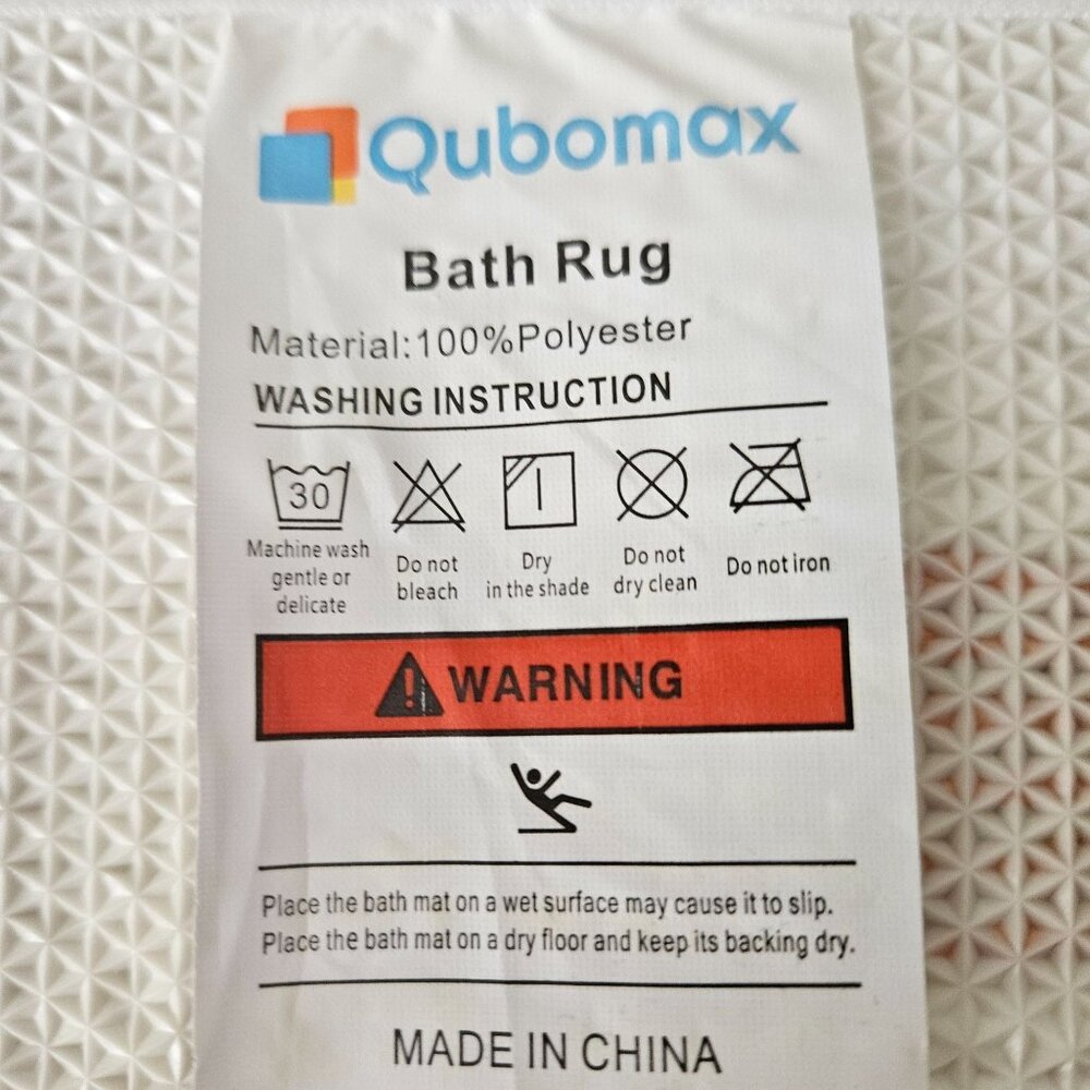 Get Naked Bathmat Bathroom Rug Microfiber 32"x20" Super Absorbent Non-Slip Plush - Picture 4 of 4
